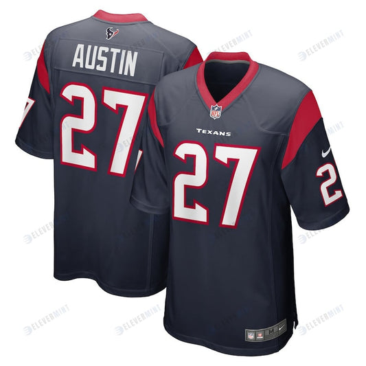 Alex Austin 27 Houston Texans Men's Team Game Jersey - Navy