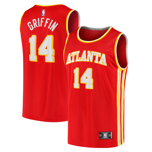 AJ Griffin Atlanta Hawks Fanatics Branded 2022 NBA Draft First Round Pick Fast Break Replica Player Jersey - Icon Edition - Red