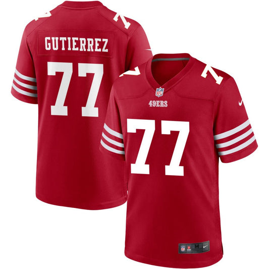 Alfredo Gutierrez San Francisco 49ers Nike Youth Game Jersey - Scarlet