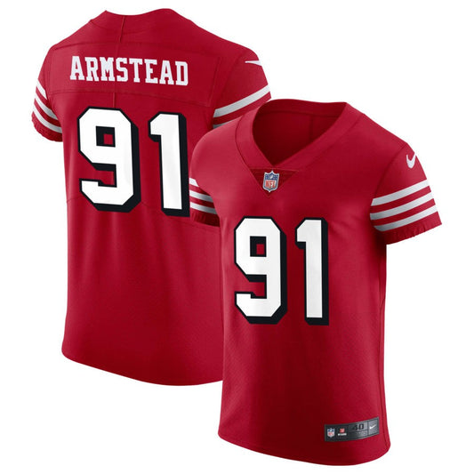 Arik Armstead San Francisco 49ers Nike Alternate Vapor Elite Jersey - Scarlet