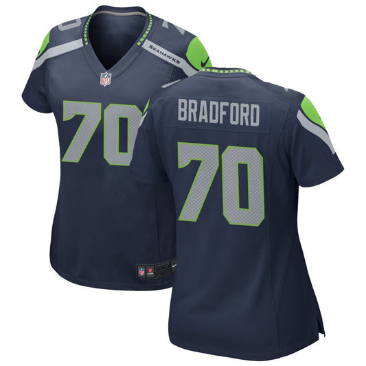 Anthony Bradford Seattle Seahawks Nike Women's Game Jersey - College Navy